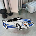 Nissan Skyline Rug Grey
